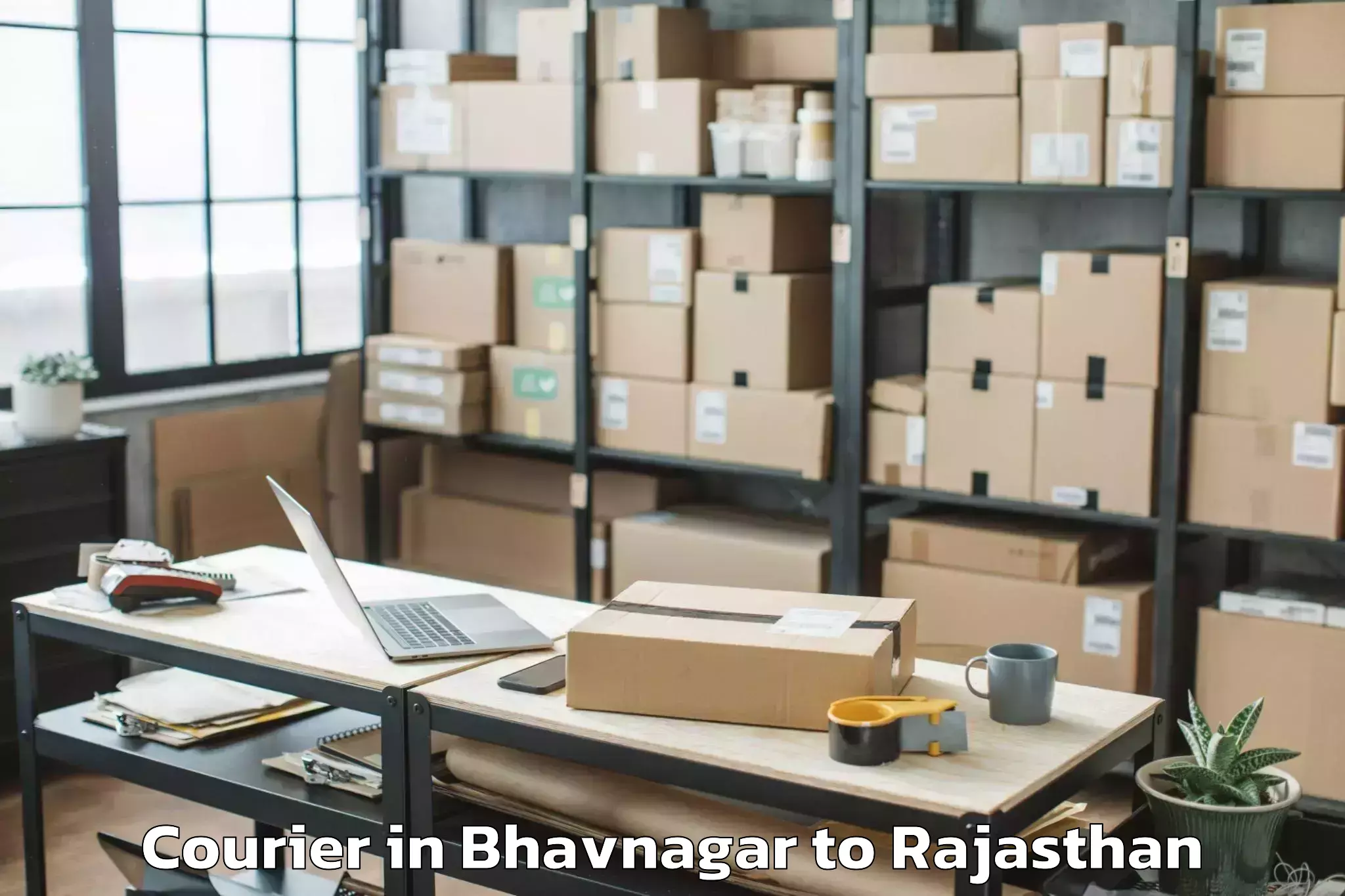 Professional Bhavnagar to Madanganj Kishangarh Courier